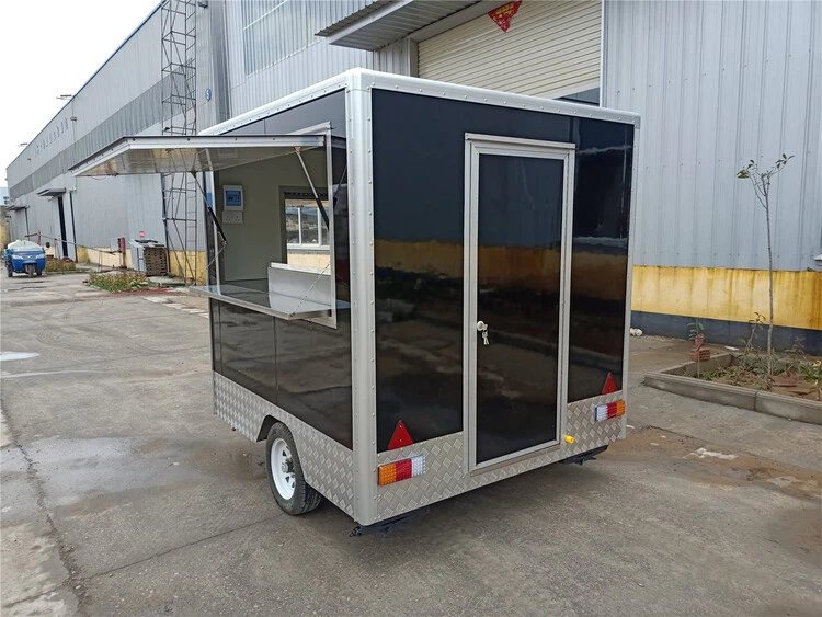 The Side Of The Mobile Coffee Trailer for Sale UK